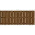 Tête de lit murale Marron miel 147x3x60 cm Bois massif de pin