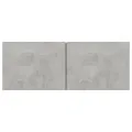 Meubles TV 3 pcs Gris béton Aggloméré