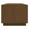 Table basse Marron miel 110x50x40 cm Bois massif de pin