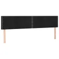 cadre de lit et matelas Noir 160x200 cm Velours