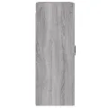 Armoires murales 2 pcs sonoma gris bois d'ingénierie
