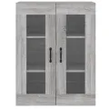 Armoires murales 2 pcs sonoma gris bois d'ingénierie