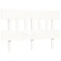 Cadre de lit avec tête de lit blanc 140x190 cm bois massif