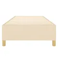 cadre de lit Crème 80x200 cm Tissu