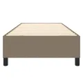 cadre de lit Taupe 100x200 cm Tissu