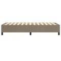 cadre de lit Taupe 100x200 cm Tissu