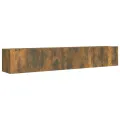 Ensemble de meubles TV 2 pcs Chêne fumé Bois d'ingénierie
