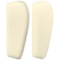 Tête de lit avec oreilles Crème 103x23x78/88 cm Similicuir