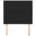 Têtes de lit 2 pcs Noir 80x5x78/88 cm Similicuir