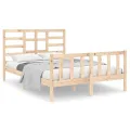 Cadre de lit bois massif 120x190 cm petit double