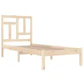 Cadre de lit Bois de pin massif 90x200 cm