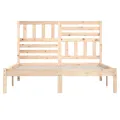 Cadre de lit 120x190 cm petit double bois massif de pin