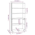 Buffet HAMAR Bois massif de pin Blanc