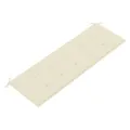 Banc Batavia avec coussin crème 150 cm Bois de teck massif