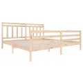 Cadre de lit Bois massif 200x200 cm