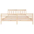 Cadre de lit Bois massif 200x200 cm