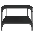 Table basse noir 100x55x40 cm bois d'ingénierie