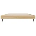 Cadre de lit chêne sonoma 100x200 cm bois d'ingénierie