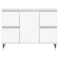 Armoire de salle de bain blanc 80x33x60 cm bois d'ingénierie