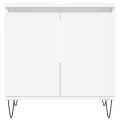 Armoire de salle de bain blanc 58x33x60 cm bois d'ingénierie