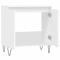 Armoire de salle de bain blanc 58x33x60 cm bois d'ingénierie