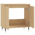 Armoire de bain chêne sonoma 58x33x60 cm bois d'ingénierie