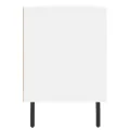 Meuble TV blanc 150x30x44,5 cm bois d'ingénierie