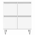 Buffet Blanc 60x35x70 cm Bois d'ingénierie