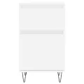 Buffets 2 pcs blanc 40x35x70 cm bois d’ingénierie