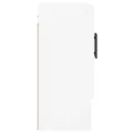 Armoire murale blanc 60x31x70 cm bois d'ingénierie