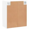 Armoire murale blanc 60x31x70 cm bois d'ingénierie