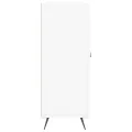 Buffet blanc 69,5x34x90 cm bois d'ingénierie
