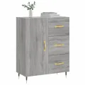 Buffet sonoma gris 69,5x34x90 cm bois d'ingénierie