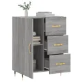 Buffet sonoma gris 69,5x34x90 cm bois d'ingénierie