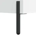 Tables de chevet 2 pcs blanc 40x35x47,5 cm bois d’ingénierie