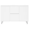 Buffet blanc 104x35x70 cm bois d'ingénierie