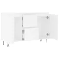 Buffet blanc 104x35x70 cm bois d'ingénierie