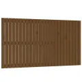 Tête de lit murale Marron miel 159,5x3x90 cm Bois massif de pin