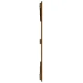 Tête de lit murale Marron miel 159,5x3x90 cm Bois massif de pin