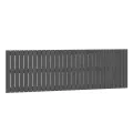 Tête de lit murale Gris 185x3x60 cm Bois massif de pin