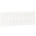 Tête de lit murale Blanc 166x3x60 cm Bois massif de pin