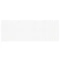 Tête de lit murale Blanc 166x3x60 cm Bois massif de pin