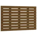 Tête de lit murale Marron miel 106x3x63 cm Bois massif de pin