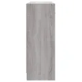 Buffet sonoma gris 91x28x75 cm bois d'ingénierie
