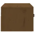 Table de chevet murale Marron miel 40x29,5x22 cm