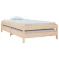 Lit empilable 100x200 cm Bois de pin massif