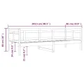 Lit de jour marron miel bois de pin massif 80x200 cm