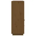 Buffet haut Marron miel 100x40x108,5 cm Bois massif de pin