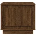 Table basse chêne marron 51x50x44 cm bois d'ingénierie