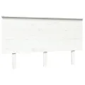 Tête de lit Blanc 139x6x82,5 cm Bois massif de pin